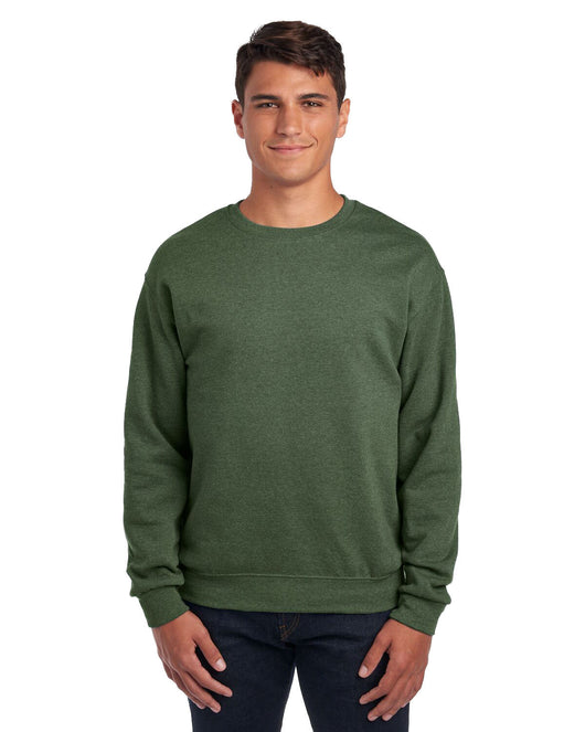 NuBlend® Crewneck Sweatshirt - 562MR colorset 3 - Military Heather Green / S - Sweaters