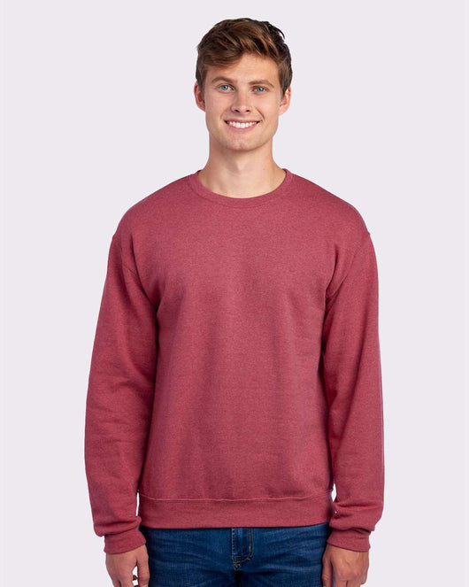 NuBlend® Crewneck Sweatshirt - 562MR colorset 3 - Vintage Heather Red / S - Sweaters