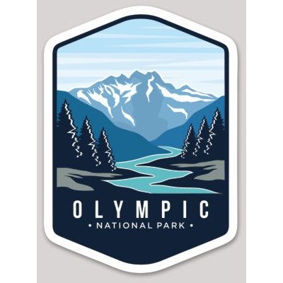 Olympic National Park Die Cut Sticker Large - sticker