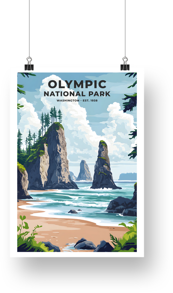 Olympic National Park Poster - poster