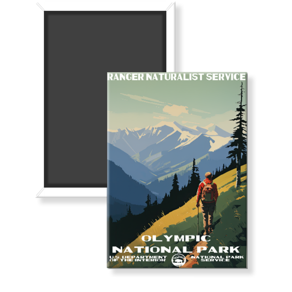 Olympic National Park WPA Magnet - magnet