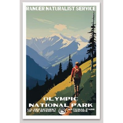 Olympic National Park WPA Sticker Large - sticker