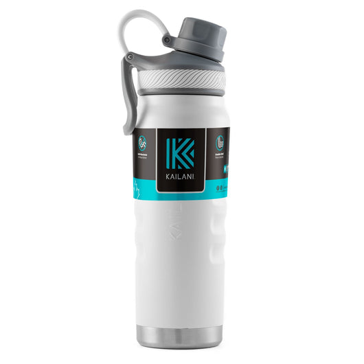 OMOLE Bottle - 18 oz (532 ml) Six Pack - White - Sport Bottles