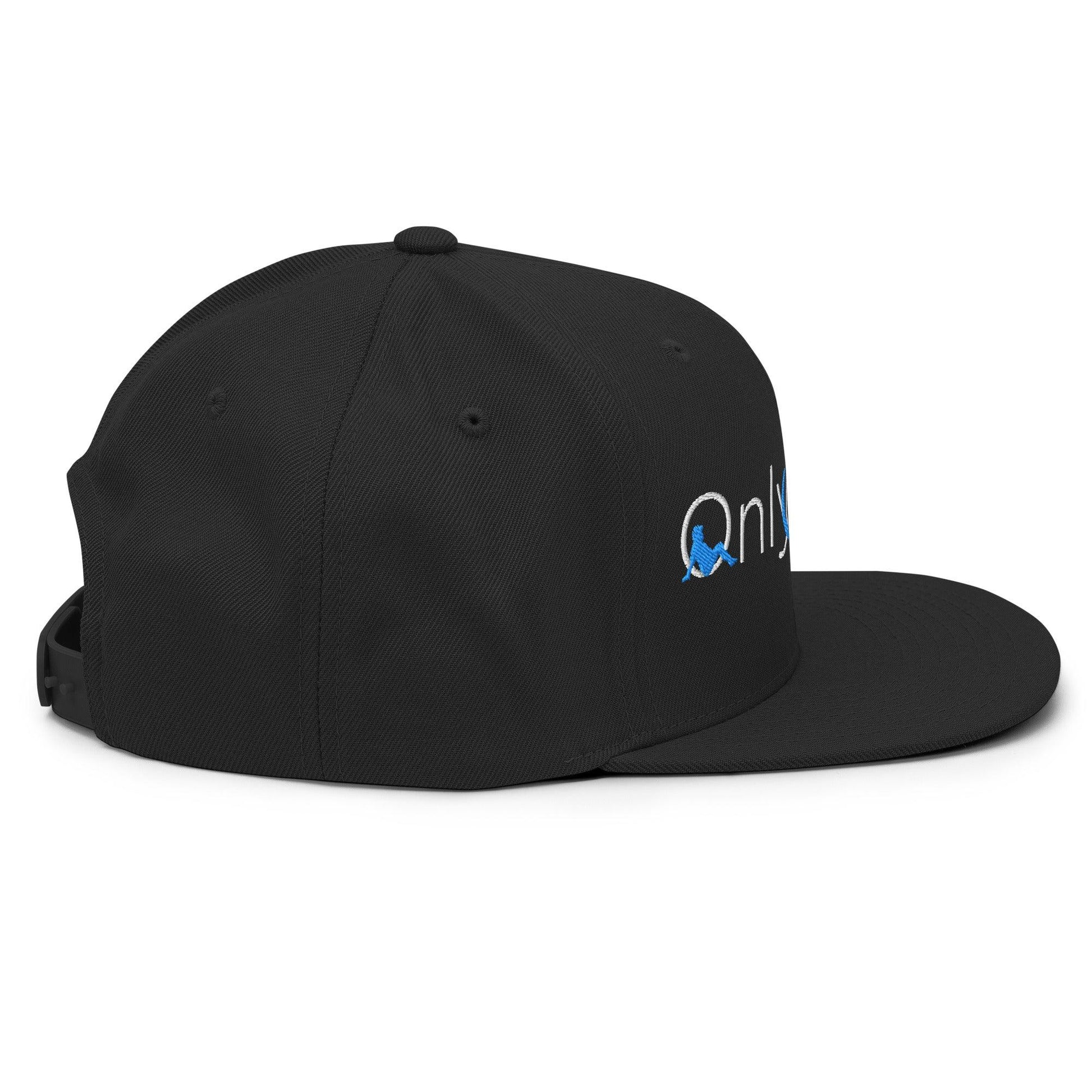 Only Dads Embroidered Flat Bill Brim Snapback Hat