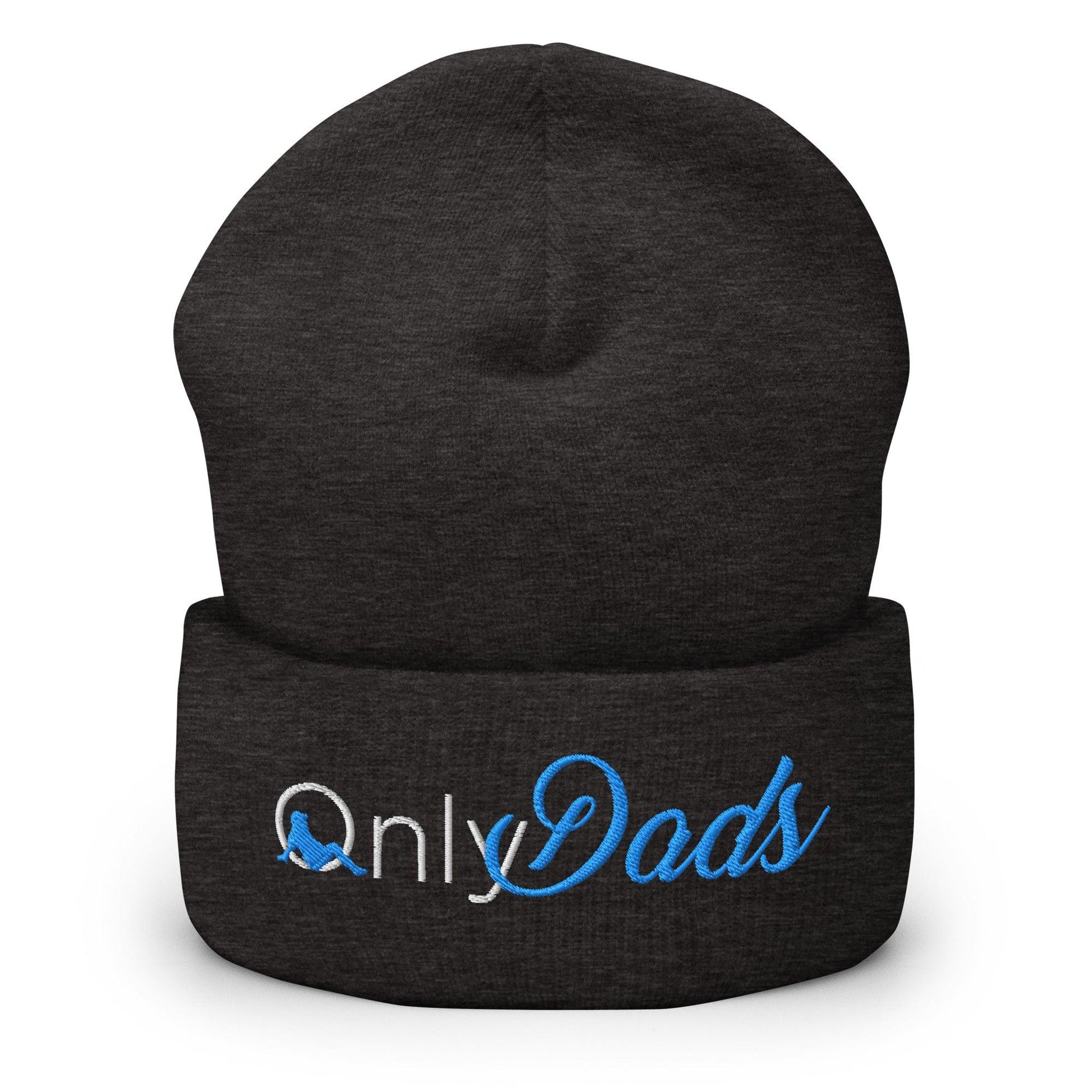 Only Dads Embroidered Knit Cuffed Beanie - Dark Grey