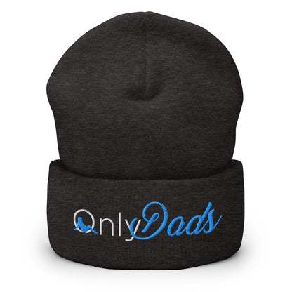 Only Dads Embroidered Knit Cuffed Beanie - Dark Grey