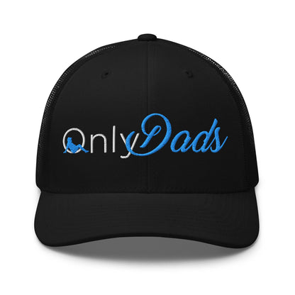 Only Dads Embroidered Mesh Trucker Hat - Black