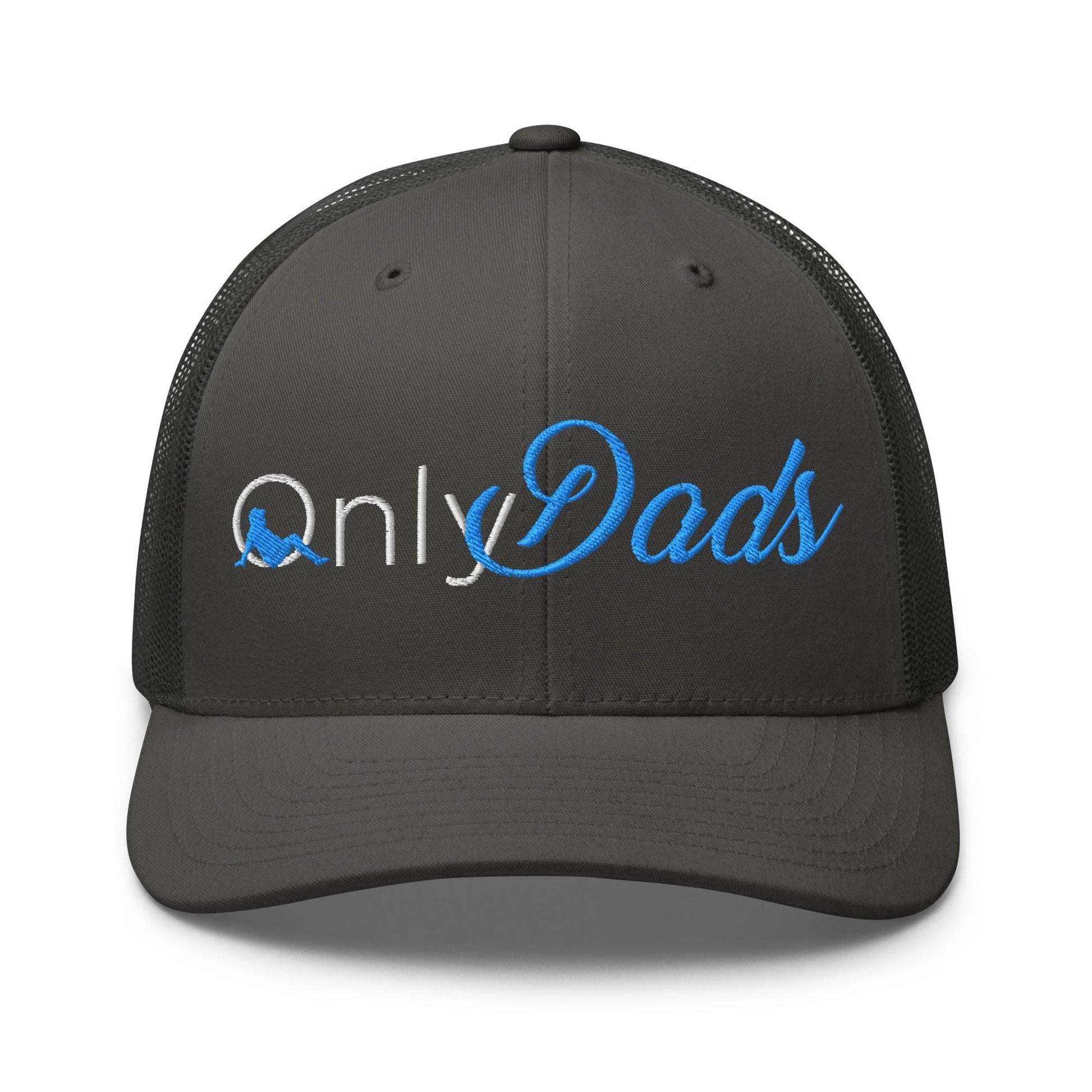 Only Dads Embroidered Mesh Trucker Hat - Charcoal