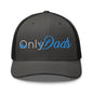 Only Dads Embroidered Mesh Trucker Hat - Charcoal/ Black