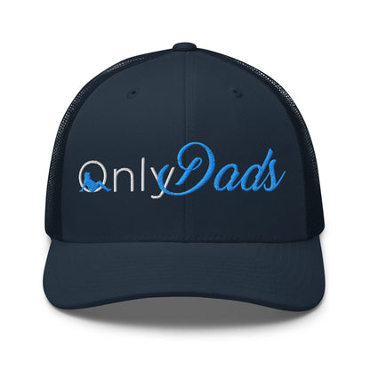 Only Dads Embroidered Mesh Trucker Hat - Navy