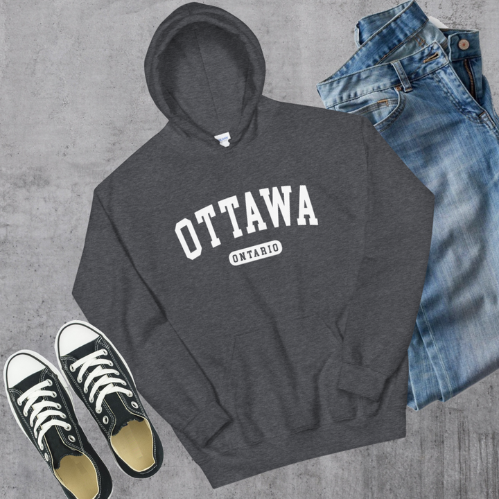 Ottawa College Hoodie - Dark Heather / S