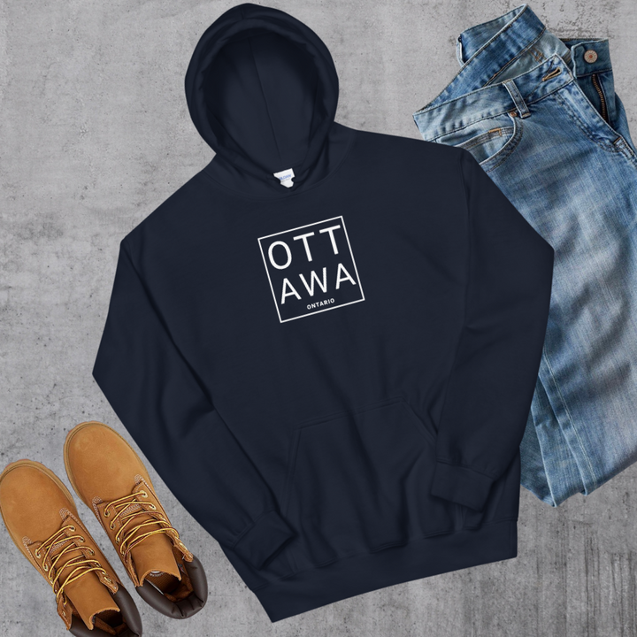 Ottawa Square Hoodie - Navy / S