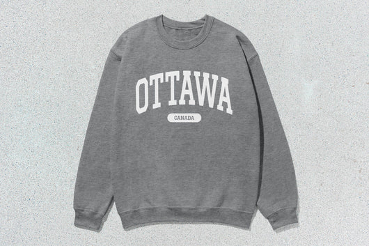 Ottawa - Unisex Heavy Blend™ Crewneck Sweatshirt - athletic heather / Small - Sweatshirts & Hoodies