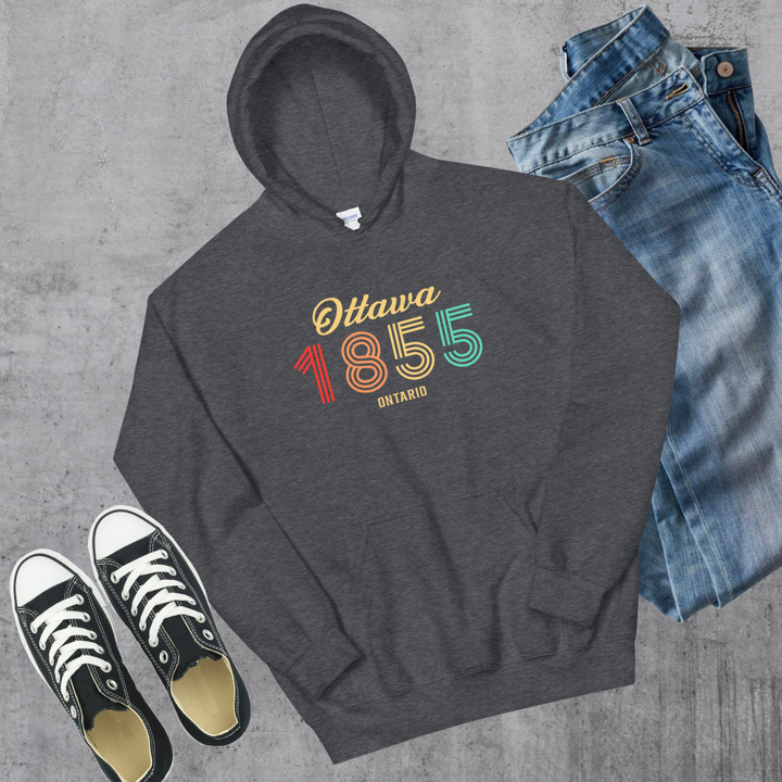 Ottawa Vintage Hoodie - Dark Heather / S