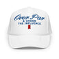 Over Par and Under the Influence Embroidered Foam Trucker Hat - White