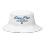Over Par and Under the Influence Golf Bucket Hat - White - Headwear