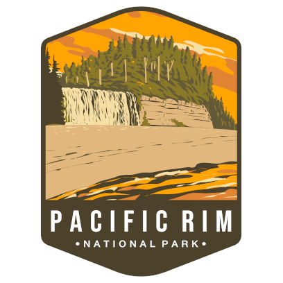 Pacific Rim National Park Sticker Large - sticker