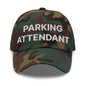 Parking Attendant Uniform Work Embroidered Dad Hat - Green Camo