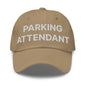Parking Attendant Uniform Work Embroidered Dad Hat - Khaki