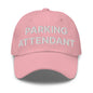 Parking Attendant Uniform Work Embroidered Dad Hat - Pink