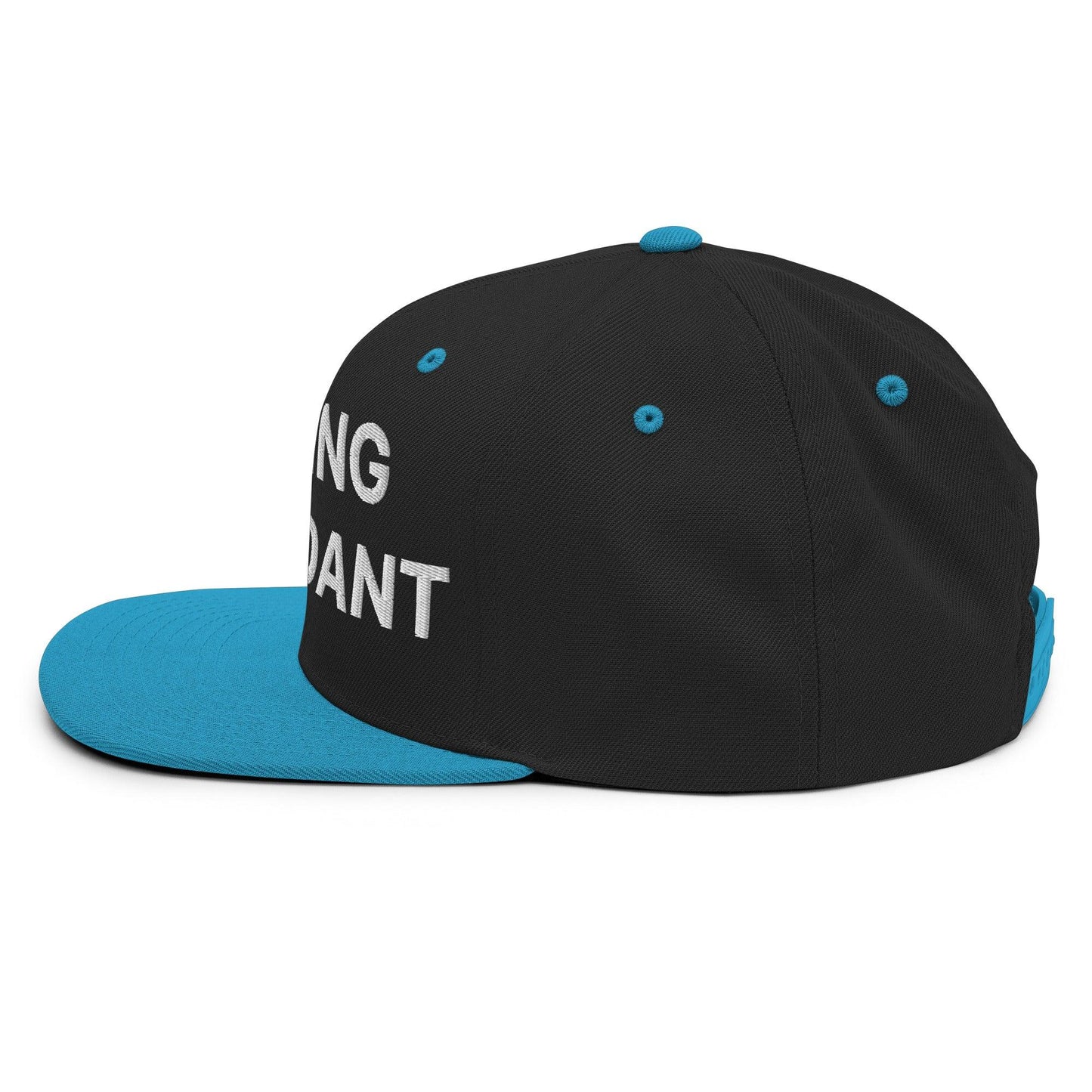 Parking Attendant Uniform Work Embroidered Flat Bill Brim Snapback Hat