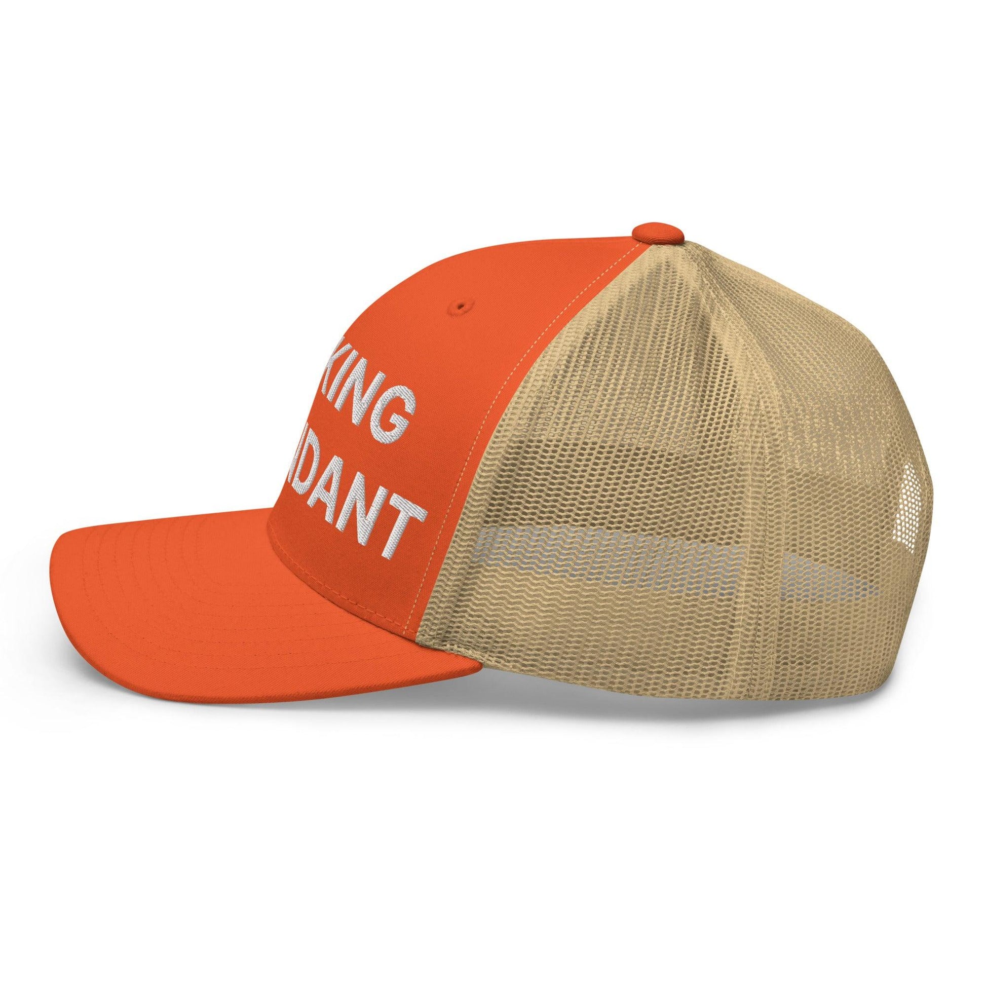 Parking Attendant Work Block Embroidered Mesh Trucker Hat