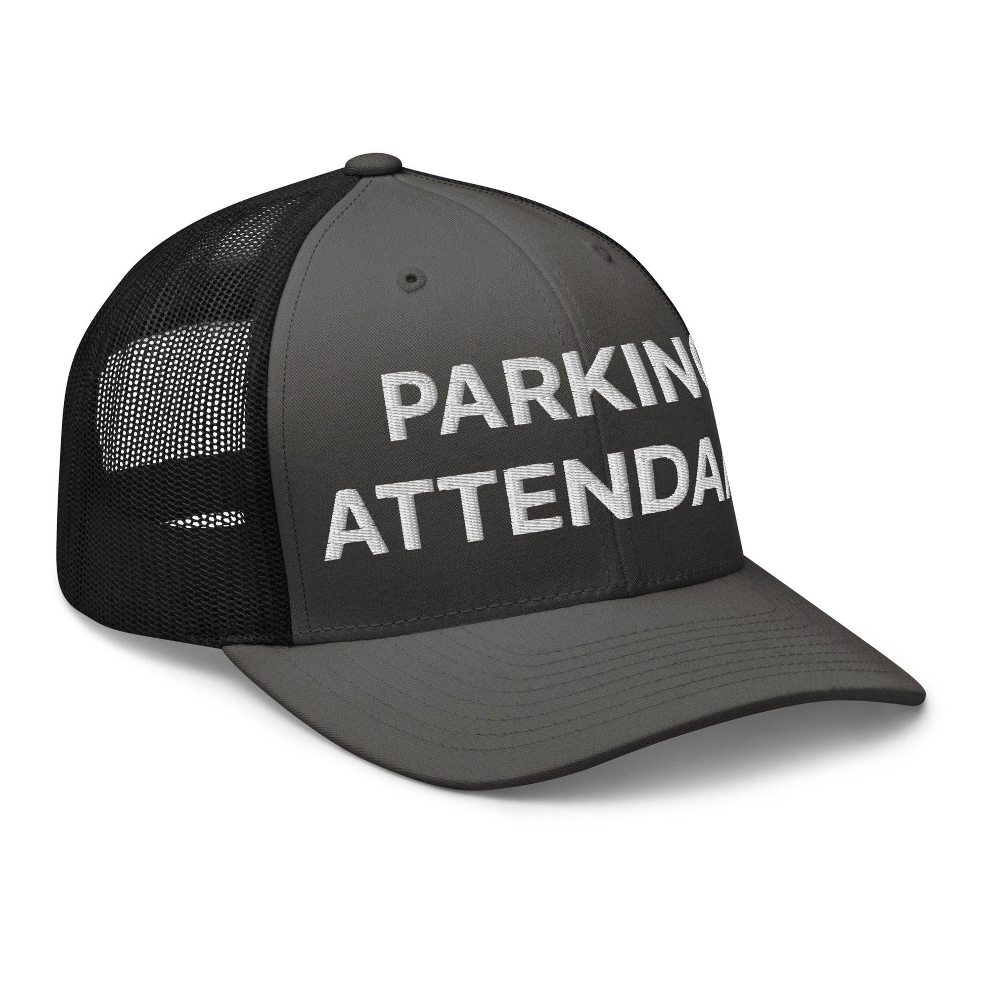 Parking Attendant Work Block Embroidered Mesh Trucker Hat