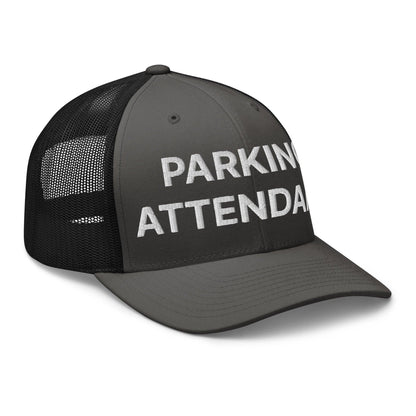 Parking Attendant Work Block Embroidered Mesh Trucker Hat