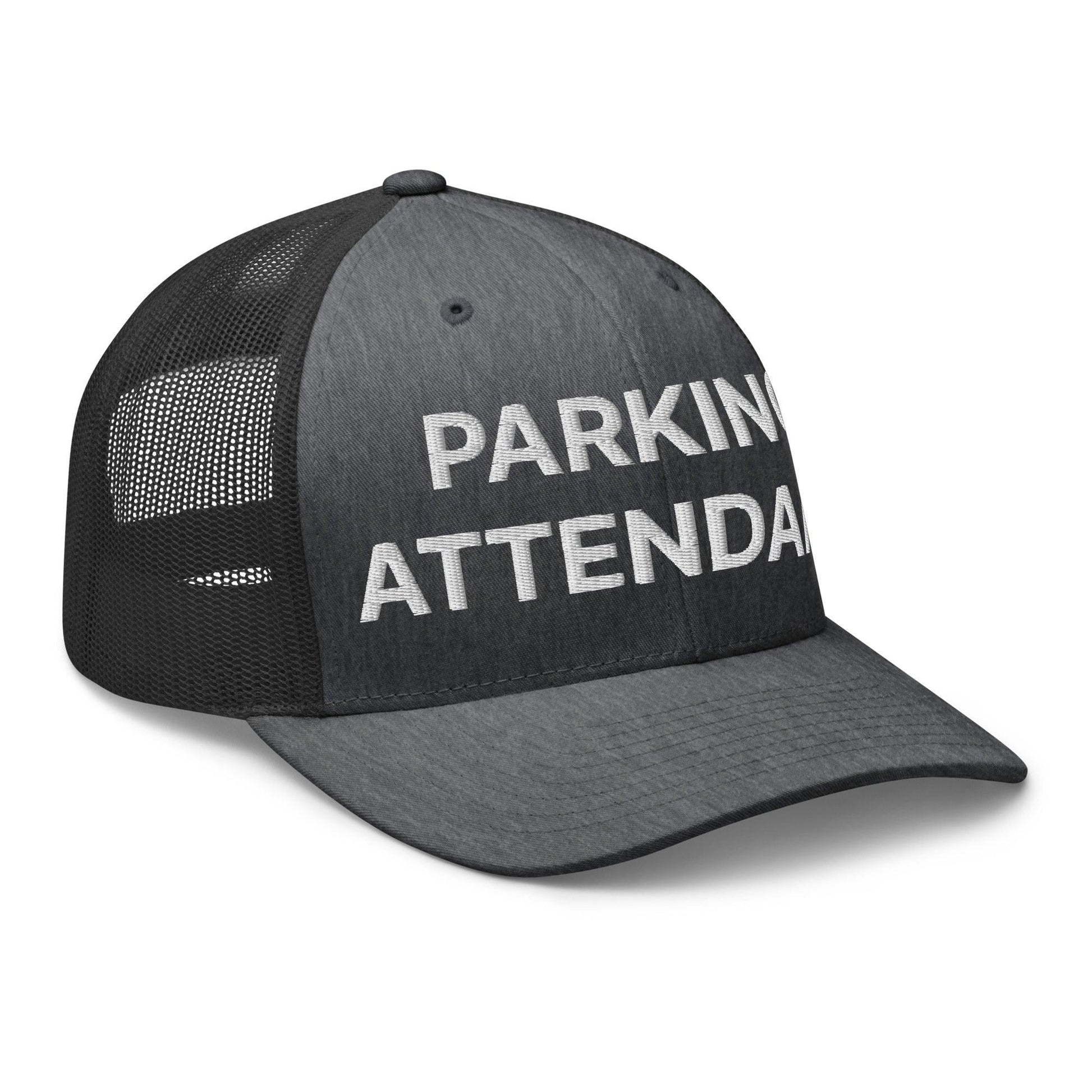 Parking Attendant Work Block Embroidered Mesh Trucker Hat