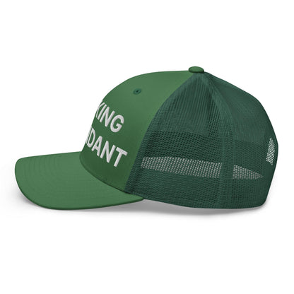 Parking Attendant Work Block Embroidered Mesh Trucker Hat
