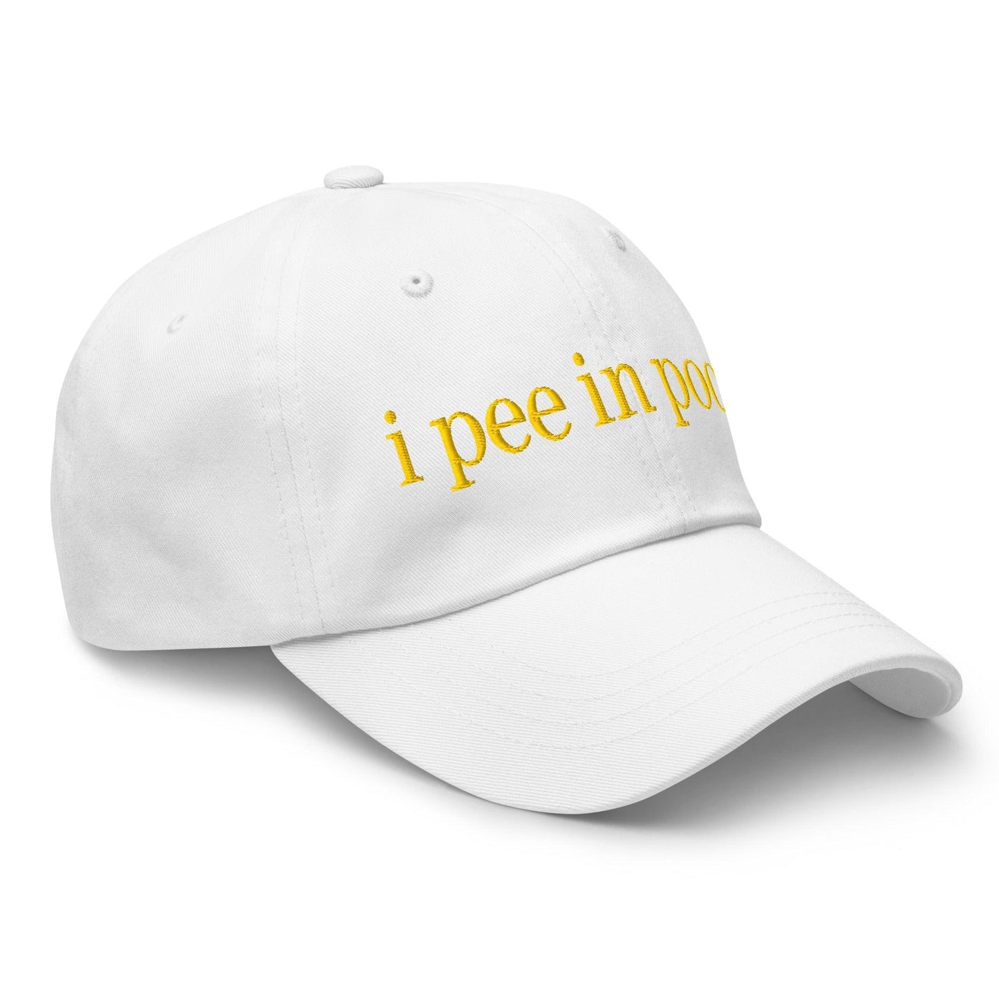 I Pee in Pools Embroidered Dad Hat