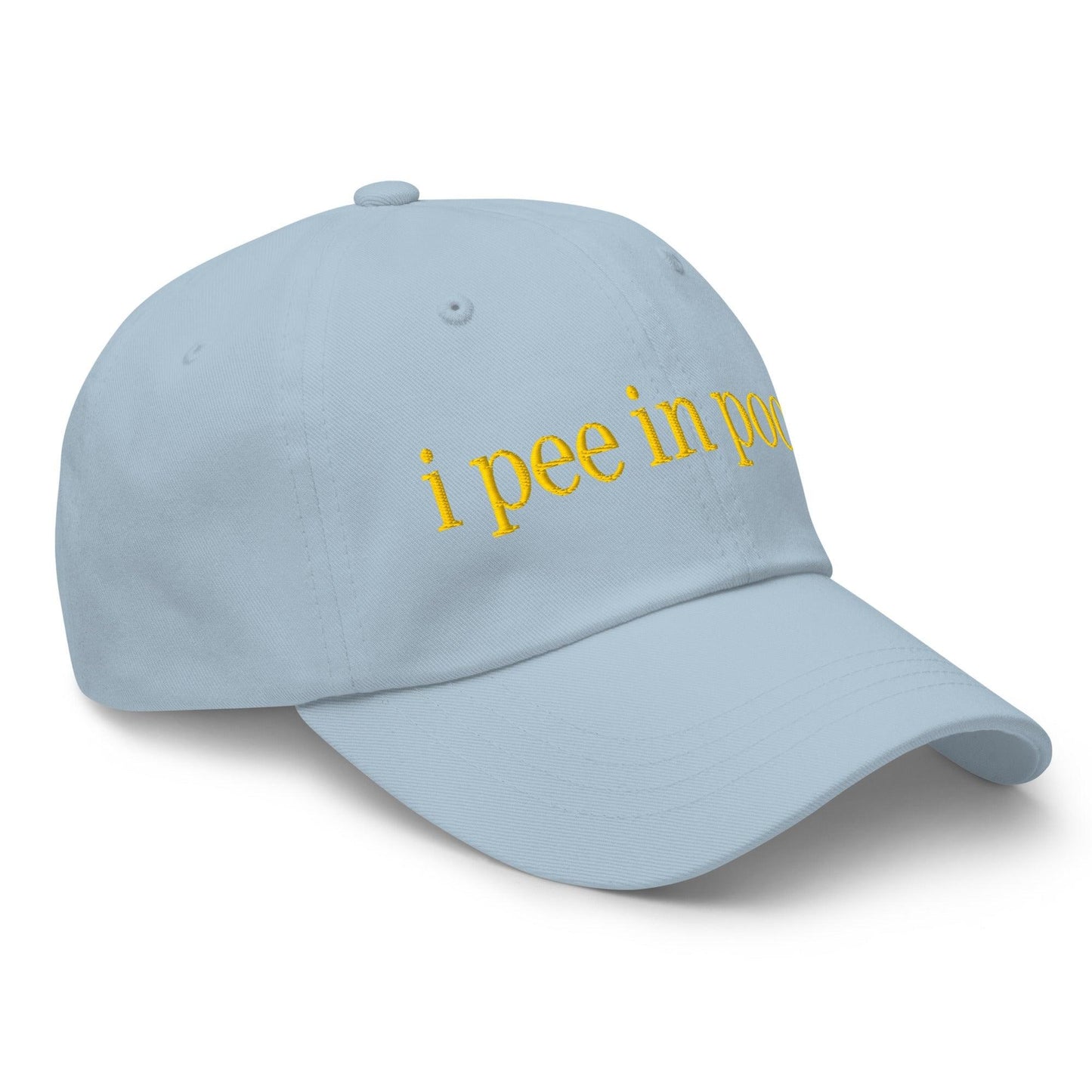I Pee in Pools Embroidered Dad Hat