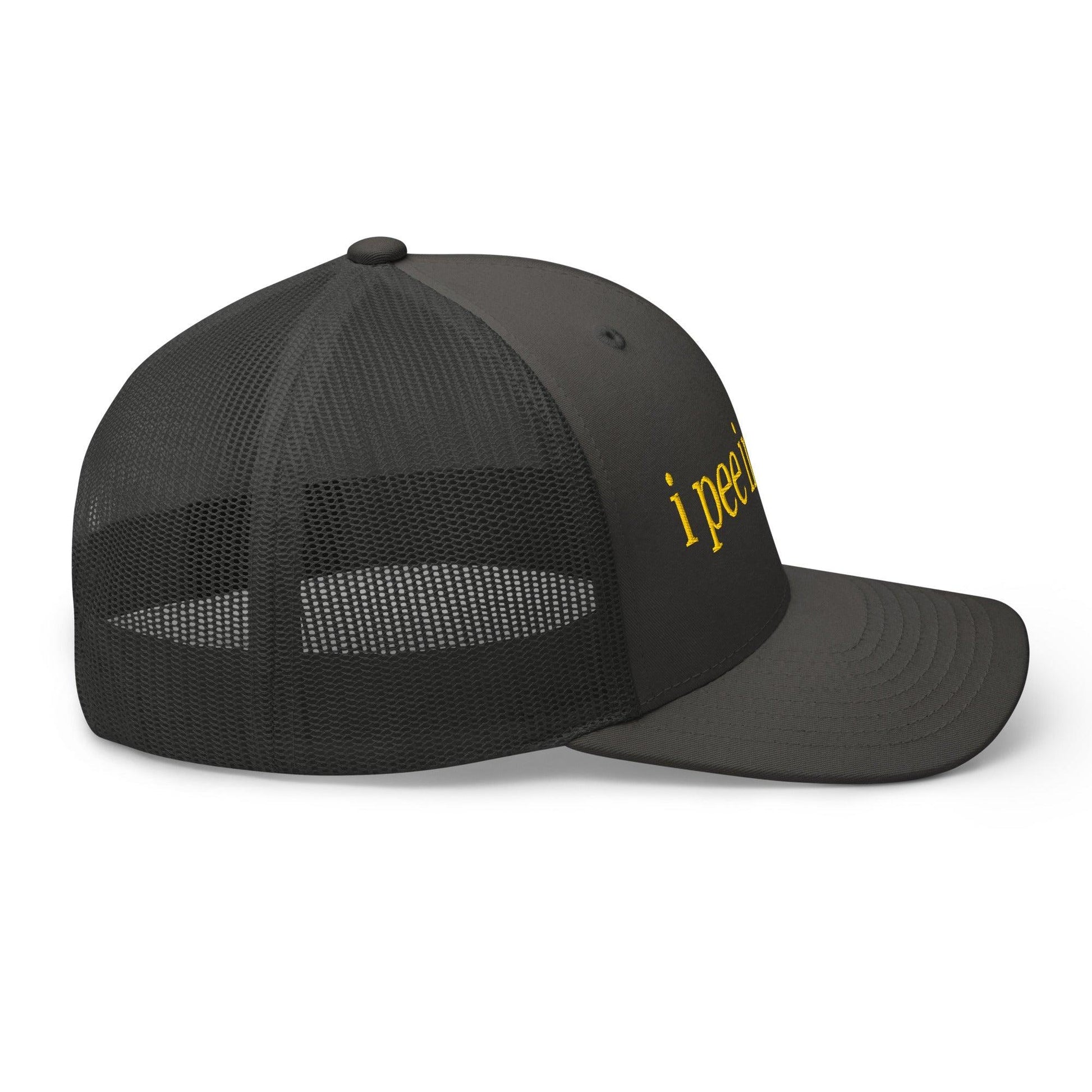 I Pee in Pools Embroidered Mesh Trucker Hat