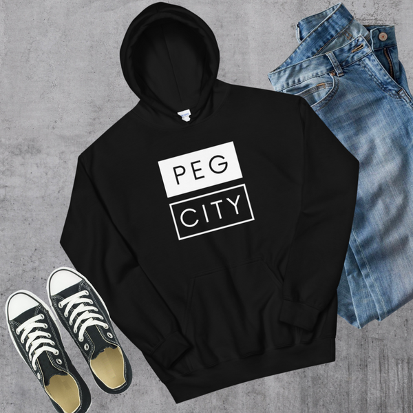 Peg City Hoodie - Black / S