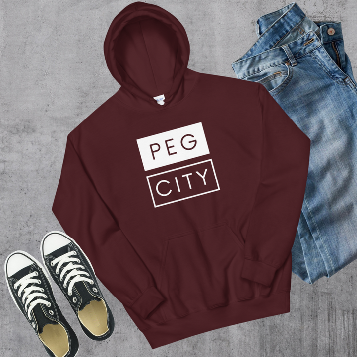 Peg City Hoodie - Maroon / S