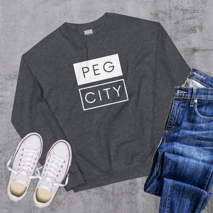 Peg City Sweatshirt - Dark Heather / S