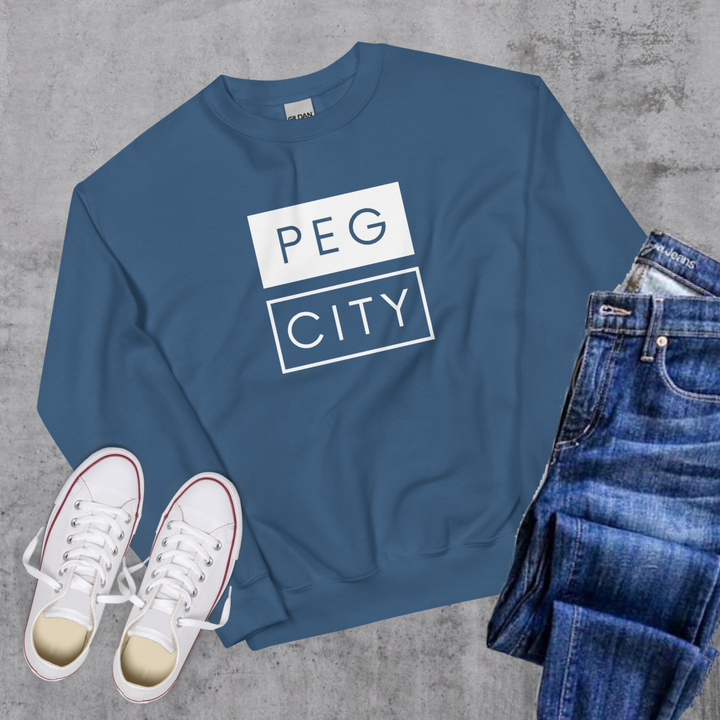 Peg City Sweatshirt - Indigo Blue / S