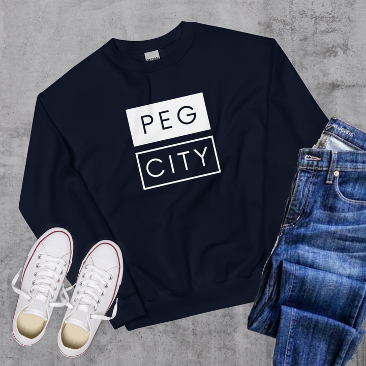 Peg City Sweatshirt - Navy / S