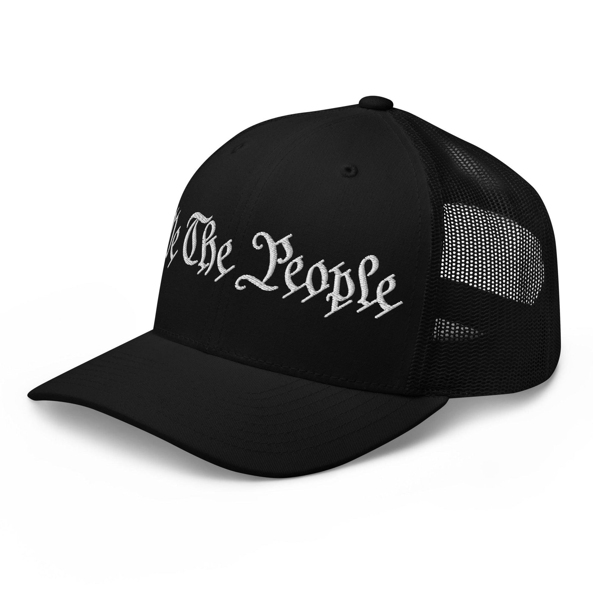 We The People Embroidered Mesh Trucker Hat