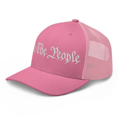 We The People Embroidered Mesh Trucker Hat
