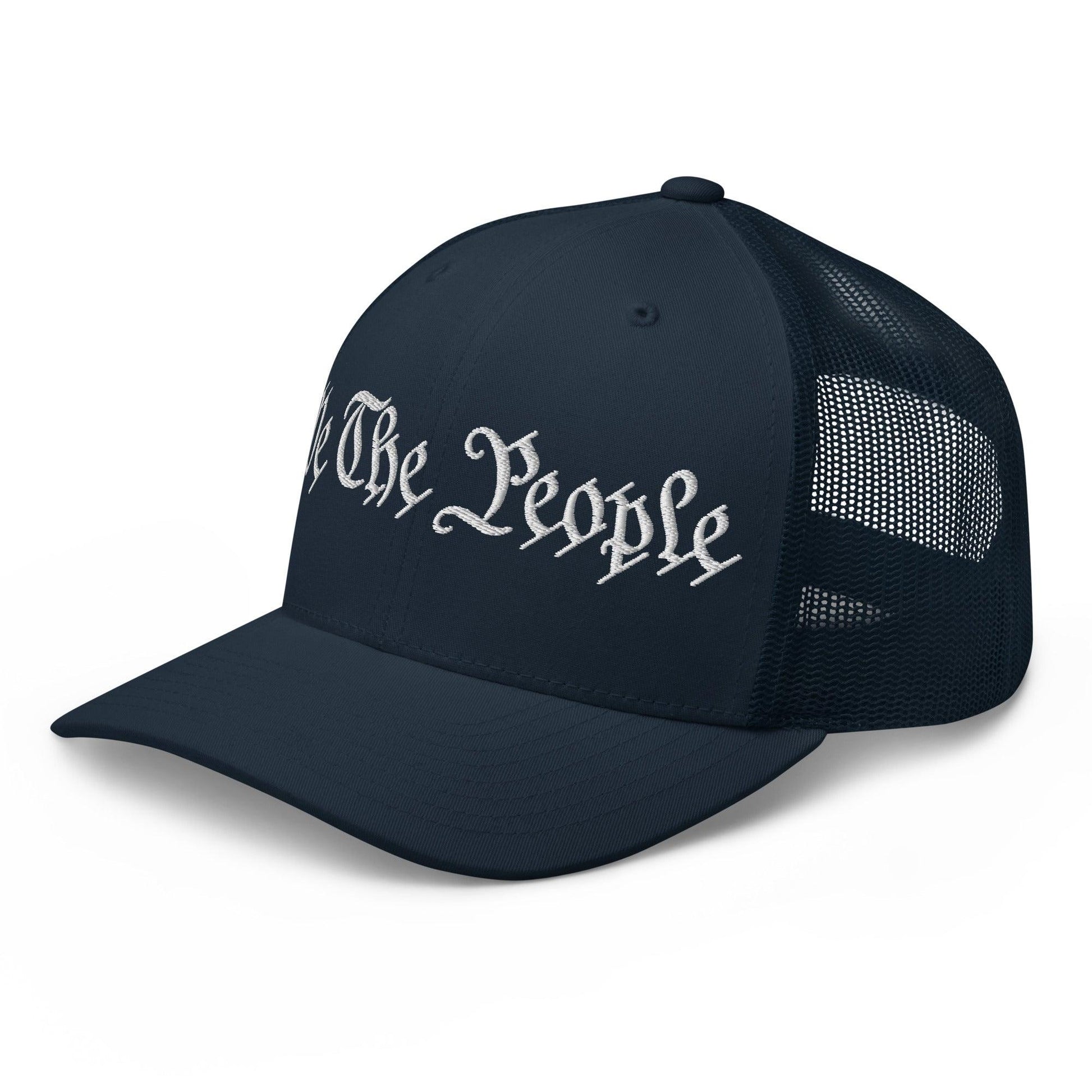 We The People Embroidered Mesh Trucker Hat