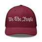 We The People Embroidered Mesh Trucker Hat - Cranberry