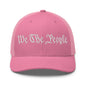 We The People Embroidered Mesh Trucker Hat - Pink