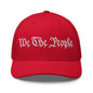 We The People Embroidered Mesh Trucker Hat - Red