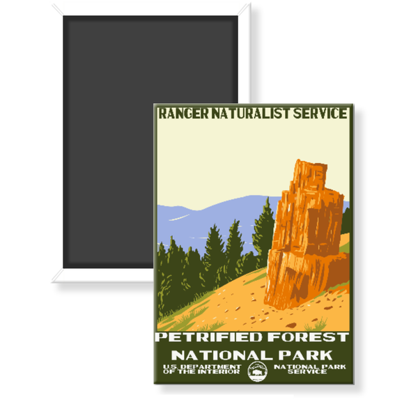 Petrified Forest National Park WPA Magnet - magnet