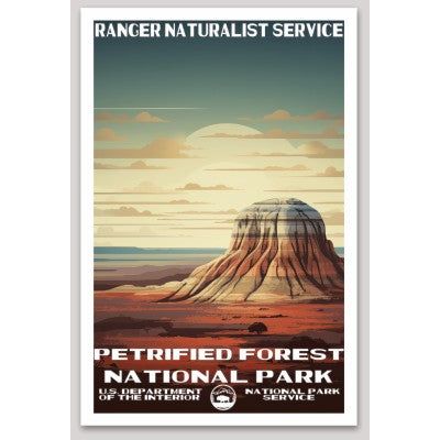 Petrified Forest National Park WPA Sticker Large - sticker