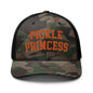 Pickle Princess Camo Trucker Hat Orange - Camo/Black - Headwear