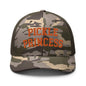 Pickle Princess Camo Trucker Hat Orange - Camo/Olive - Headwear