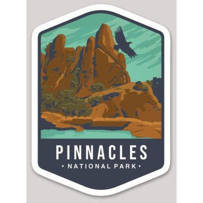 Pinnacles National Park Die Cut Sticker Large - sticker