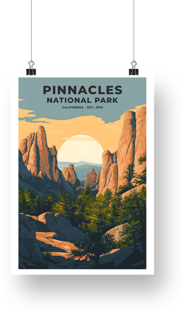 Pinnacles National Park Poster - poster